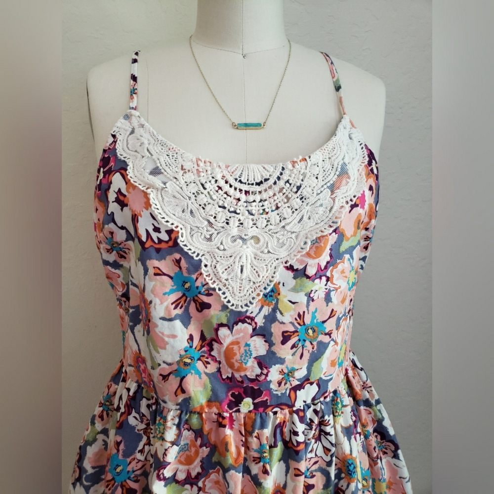 Tulle Cotton Floral Sundress